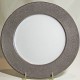 Bernardaud Limoges  Antinea Anthracite charger plate
