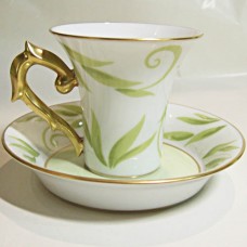 Bernardaud Limoges Frivole Expresso Cup & Saucer