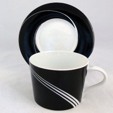 Block Spal Black Pearl Cup & Saucer