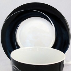 Block Spal Black Pearl Saucer 6" diameter