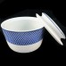 Block Spal Blue Skies Covered Sugar Bowl NO GOLD