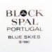 Block Spal Blue Skies Covered Sugar Bowl NO GOLD