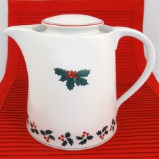 Block Spal Christmas Ribbons Tea Pot 