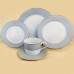 Block Spal Grey Dawn Platinum 5 Piece Place Setting 