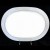 Block Spal Grey Dawn Platinum Oblong Platter 15.5" long