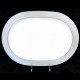 Block Spal Grey Dawn Platinum Oblong Platter 15.5" long