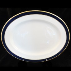 BLUE NILE by Royal Grafton Oval Platter 13.25" long