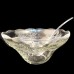 Bohemian Crystal Punch Bowl with 12 Cups & Ladle