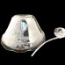 Bohemian Crystal Punch Bowl with 12 Cups & Ladle