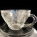 Bohemian Crystal Punch Bowl with 12 Cups & Ladle