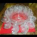 Bohemian Crystal Set of 12 Punch Cups 2.6" tall Bohemia