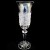 Bohemian Queen Annes Lace Flute Champagne 8" Czech 