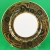 Caverswall Imperial Green Salad Plate 8.25" diameter