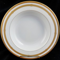Christian Dior Gaudron White Rim Soup 9.2" diameter