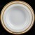 Christian Dior Gaudron White Rim Soup 9.2" diameter
