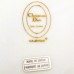Christian Dior Gaudron White Rim Soup 9.2" diameter
