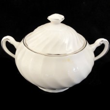 CLARIDGE by Royal Tuscan Covered Sugar 3.5" tall