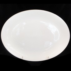 CLARIDGE Smooth by Royal Tuscan Oval Platter 12.8" long 