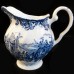 COACHING SCENES BLUE by Johnson Brothers Covered Sugar Bowl 5"