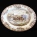COACHING SCENES BROWN by Johnson Brothers Salad 7.75"