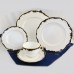 Coalport ADMIRAL COBALT 5 piece Place Setting NEW