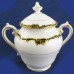 Coalport ADMIRAL COBALT Covered Sugar 5.4" tall NEW