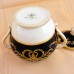 Coalport Anniversary Cobalt Covered Sugar Bowl NEW