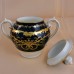 Coalport Anniversary Cobalt Covered Sugar Bowl NEW