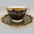 Coalport Anniversary Cobalt Cup &  Saucer