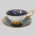 Coalport Anniversary Cobalt Rim Soup 7.75 inches diameter
