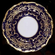 Coalport Anniversary Cobalt Salad Plate 7.75 inches diameter