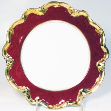 Coalport Athlone Marone Accent Salad 9.25" diameter