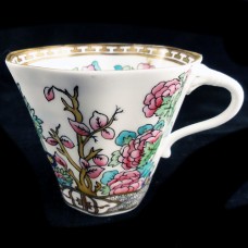 Coalport INDIAN TREE AD Fluted Cup 2.5" tall Black Mark