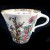 Coalport INDIAN TREE AD Fluted Cup 2.5" tall Black Mark