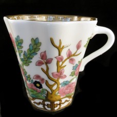 Coalport INDIAN TREE AD Fluted Cup 2.75" Black Mark