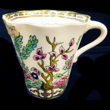 Coalport INDIAN TREE AD Fluted Cup 2.75" tall Black Mark