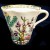 Coalport INDIAN TREE AD Fluted Cup 2.75" tall Black Mark