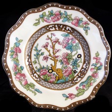 Coalport INDIAN TREE Bread & Butter Fluted 5.8" Brown