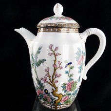Coalport INDIAN TREE Coffee Pot 8.8" tall Brown Mark