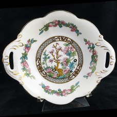 Coalport INDIAN TREE Handled Dish Brown Mark 7.6" long
