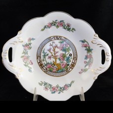 Coalport INDIAN TREE Handled Dish Brown Mark 8.75" long