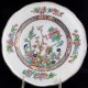 Coalport INDIAN TREE Luncheon Green Stamp Beaded 9"