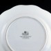 Coalport INDIAN TREE Salad Black Stamp Fluted 7.8"
