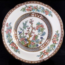 Coalport INDIAN TREE Salad Green Stamp Smooth Edge 7.75"