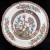 Coalport INDIAN TREE Salad Green Stamp Smooth Edge 7.75"