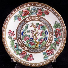 Coalport INDIAN TREE Saucer 5.75" Green NEWER Mark