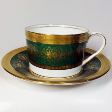 Coalport Lady Anne Green Cup & Saucer