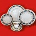 Coalport Marlborough 5 piece Place Setting Cup Peony Shape