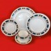 Coalport Marlborough Covered Sugar Bowl 4" tall