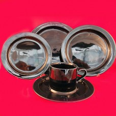 Dansk Bisserup Blue 5pc Place Setting